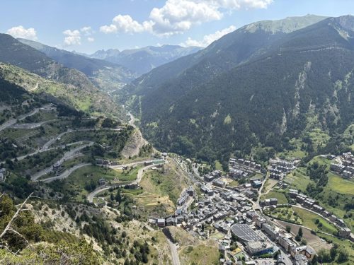 Výhled na Canillo